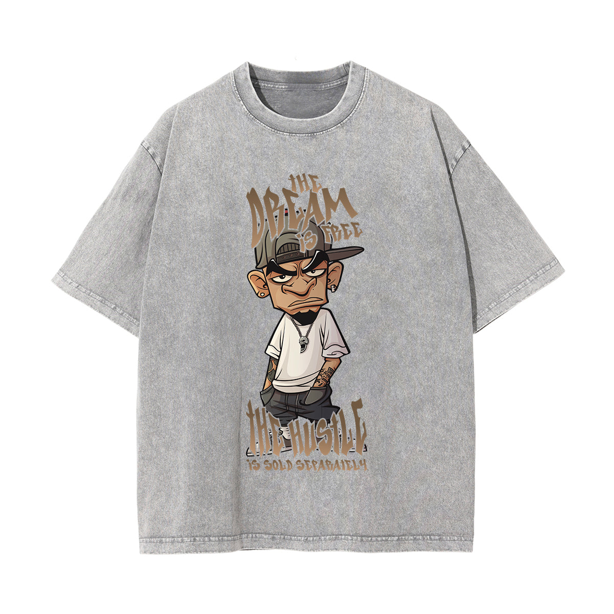 The Dream ls Free The Hustle ls Sold Separately Graphic Tee-INNBLAC Fashion Apparel