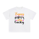 Happy Papa's Son Lucky Aesthetic Graphic Tee-INNBLAC Fashion Apparel
