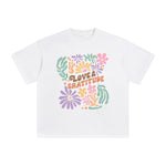 Flowers Abstract Graphic Tee-INNBLAC Fashion Apparel