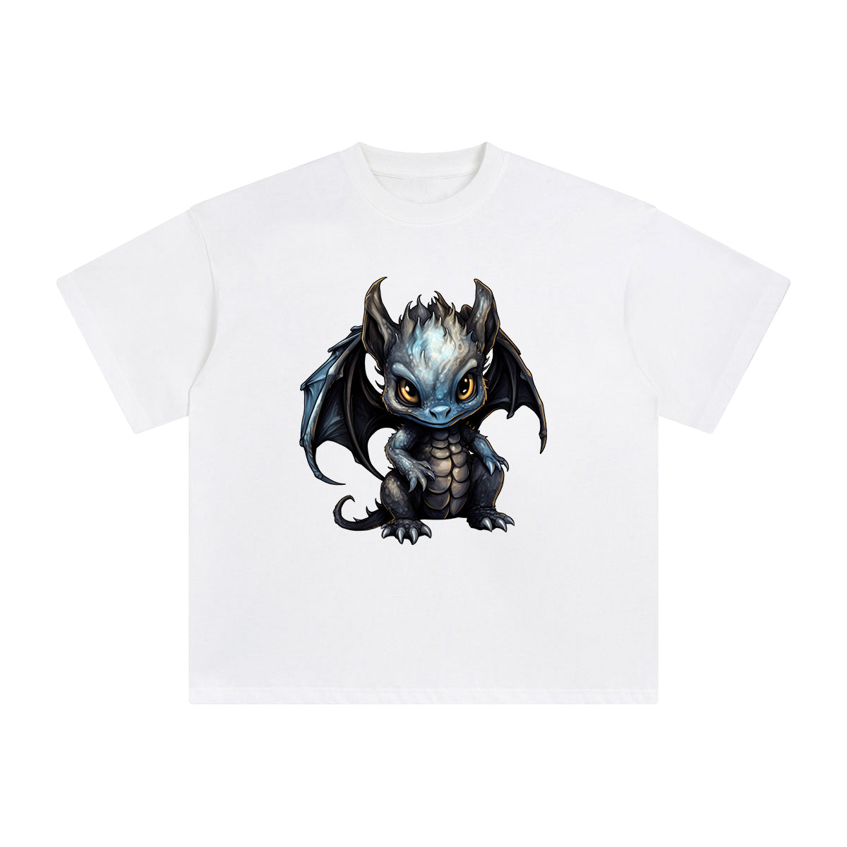 Goth Dragon Graphic Tee-INNBLAC Fashion Apparel