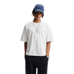 Camiseta cuadrada de color sólido de peso pesado de 8.25 oz