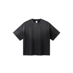 Oversized Heavy Washed Destroyed Cotton Tee