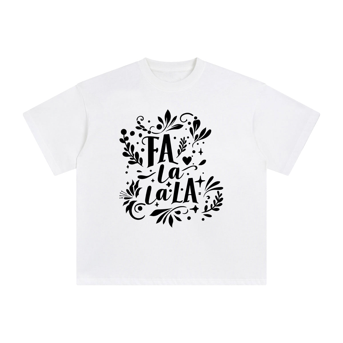 Fa La La La Graphic Tee-INNBLAC Fashion Apparel