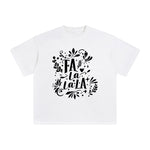 Fa La La La Graphic Tee-INNBLAC Fashion Apparel
