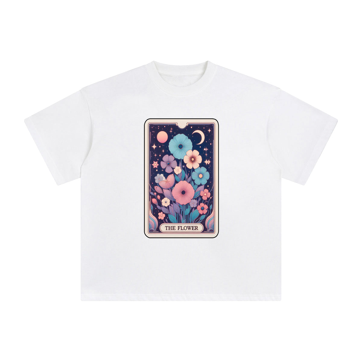 The Flower Card Graphic Tee-INNBLAC Fashion Apparel