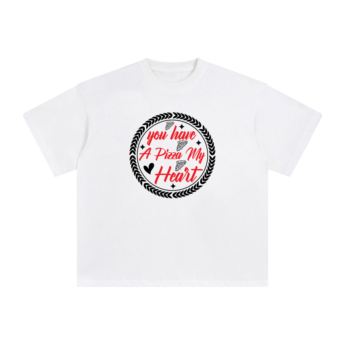 You Have A Pizza My Heart Graphic Tee-INNBLAC Fashion Apparel