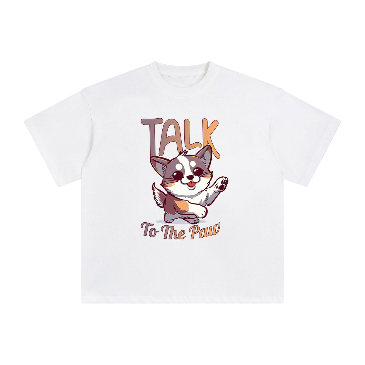 Talk To The Paw Graphic Tee-INNBLAC Fashion Apparel