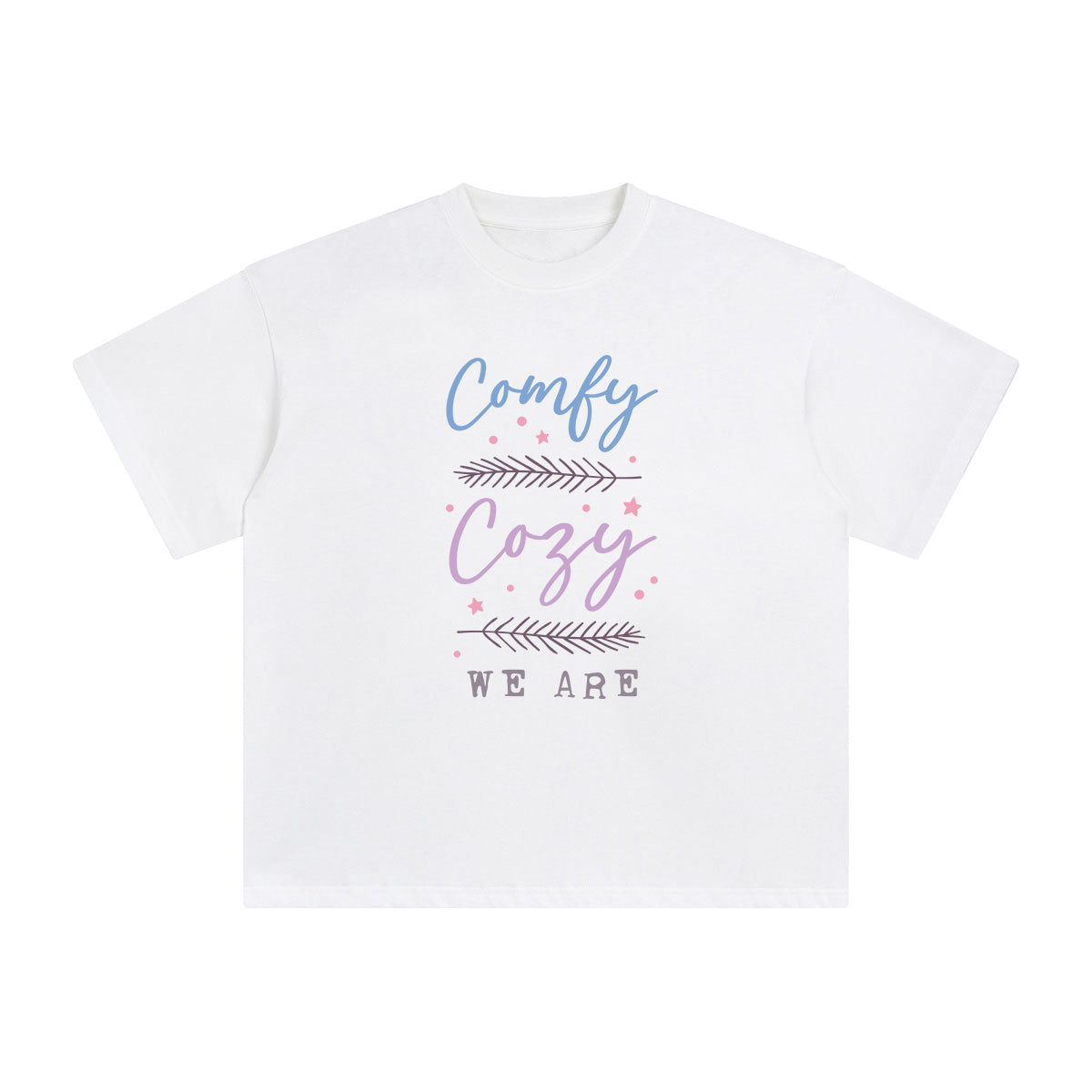 Comfy Cozy Weare Graphic Tee-INNBLAC Fashion Apparel