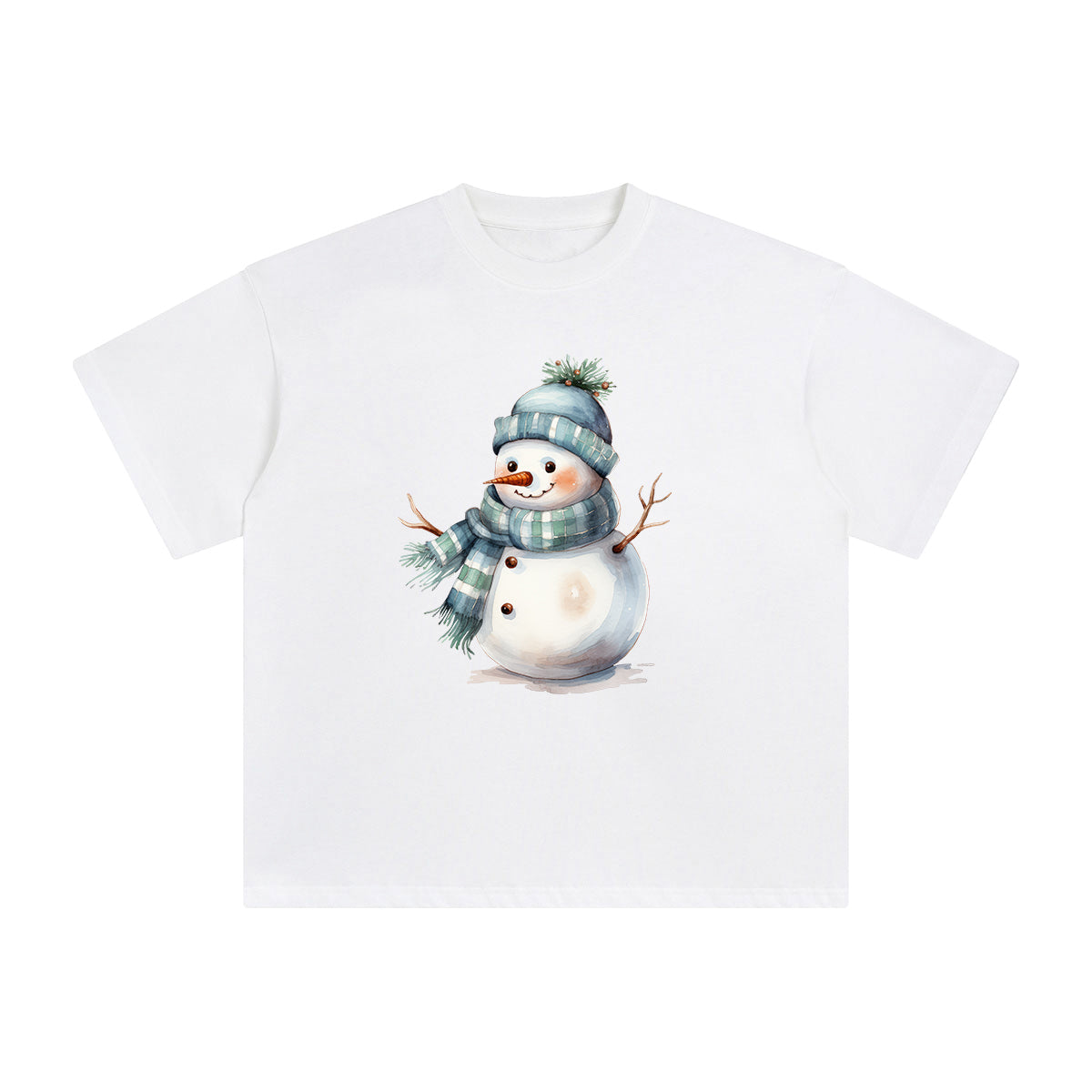 Snowman Graphic Tee-INNBLAC Fashion Apparel
