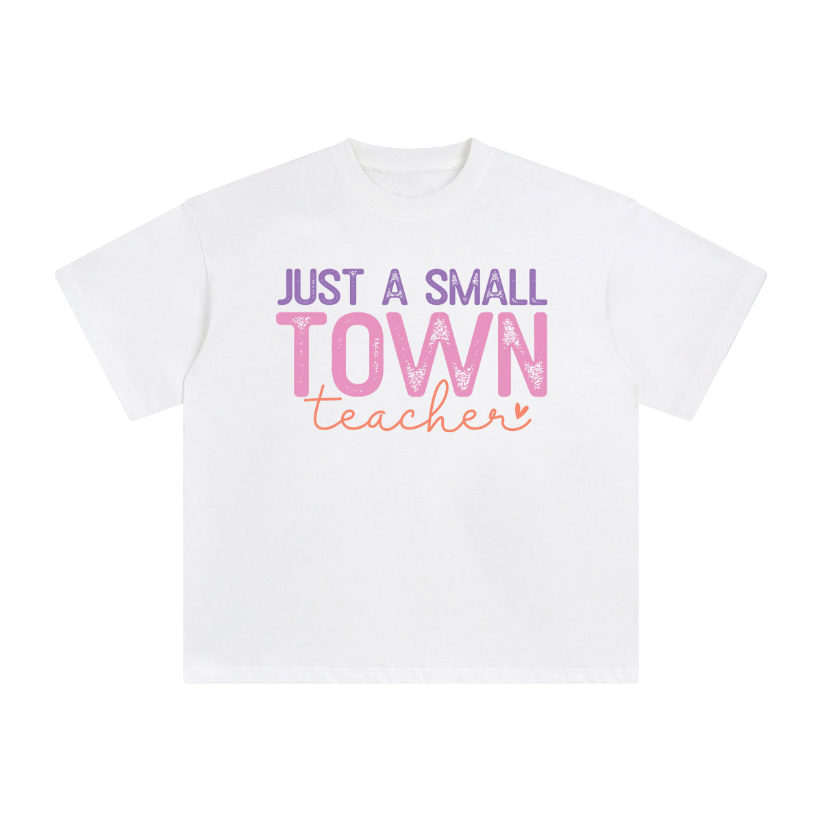 Just A Small Town Teacher Graphic Tee-INNBLAC Fashion Apparel