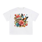 MOMMY Flowers Graphic Tee-INNBLAC Fashion Apparel