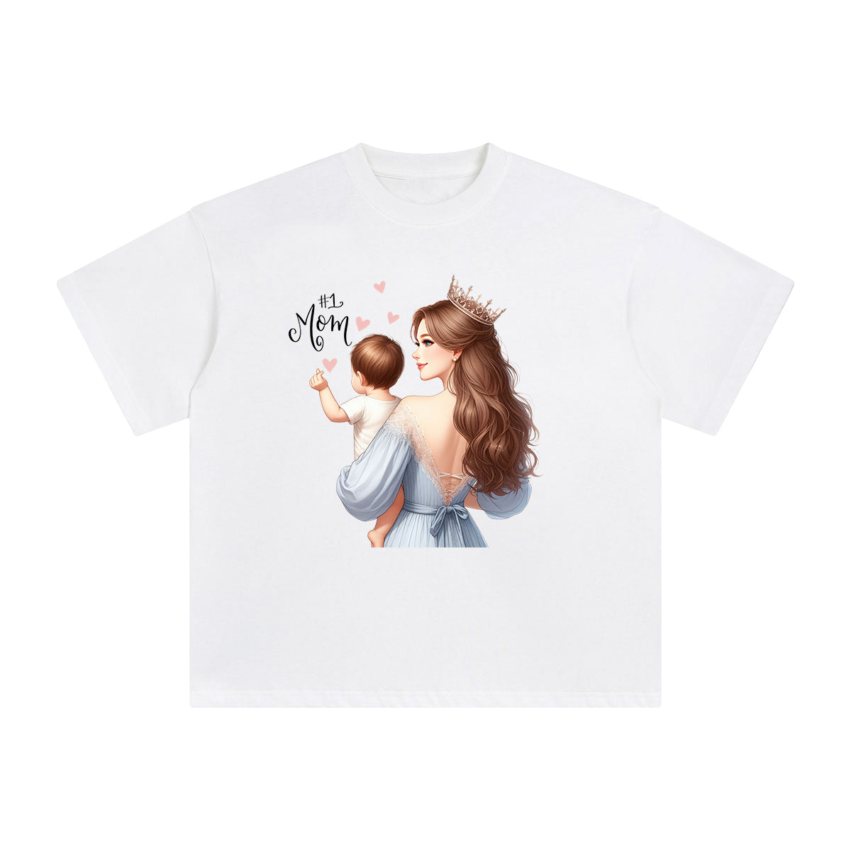 Mom And Baby Graphic Tee-INNBLAC Fashion Apparel