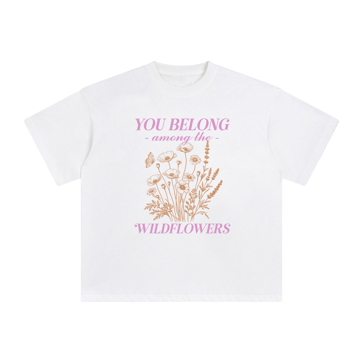 Vintage Wildflowers Graphic Tee-INNBLAC Fashion Apparel