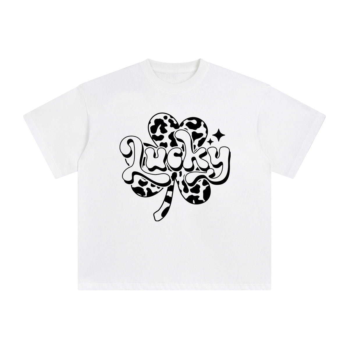 Lucky Shamrock Graphic Tee-INNBLAC Fashion Apparel