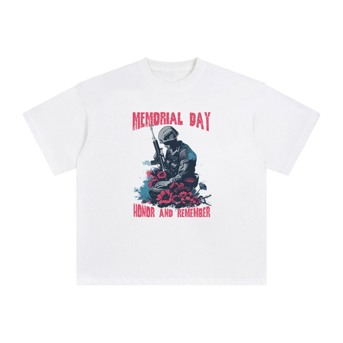 Memorial Day Honor And Remember Graphic Tee-INNBLAC Fashion Apparel