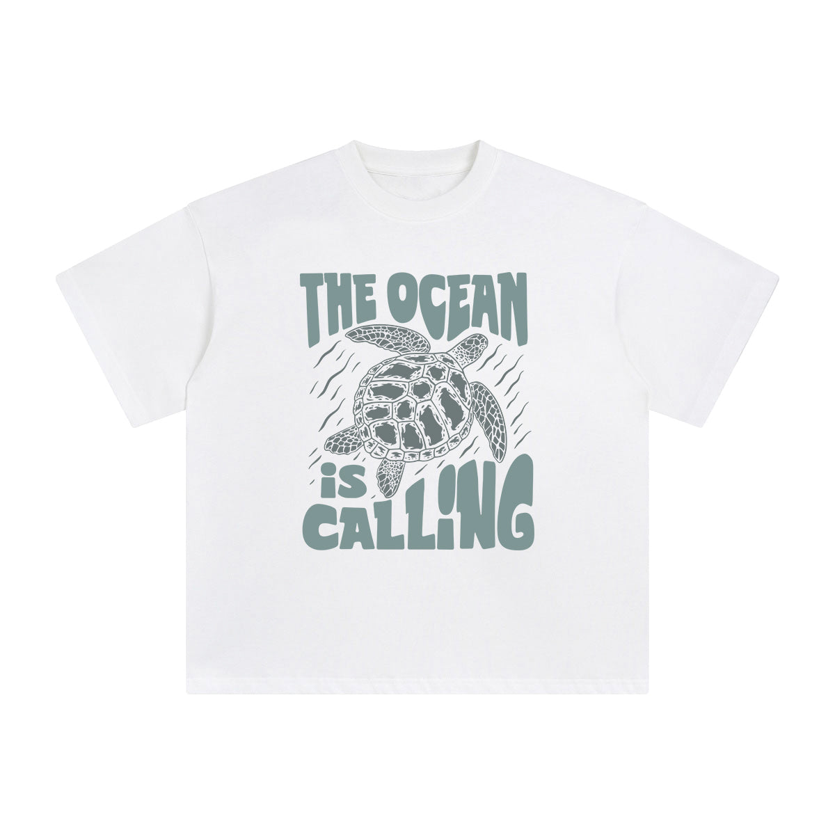 The Ocean Is Calling Graphic Tee-INNBLAC Fashion Apparel