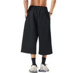 Baggy Fit Fleece Cropped Sweatpants