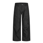 Men's Vibe Denim Workwear Wide-Leg Pants with Zipper Pockets