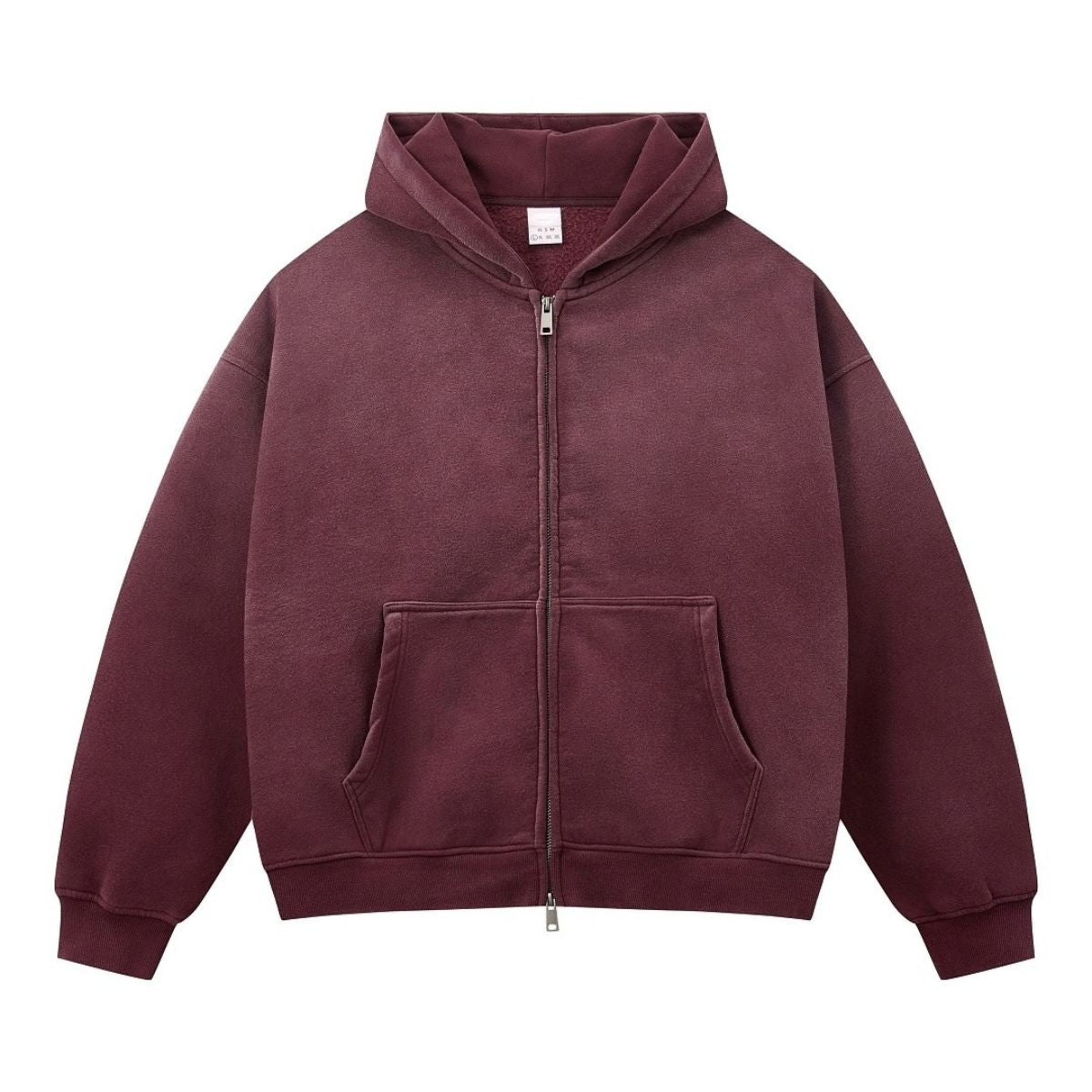 Monkey Wash Fleece Lined Full Zip Hoodie