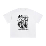 Horse & Quote Graphic Tee-INNBLAC Fashion Apparel