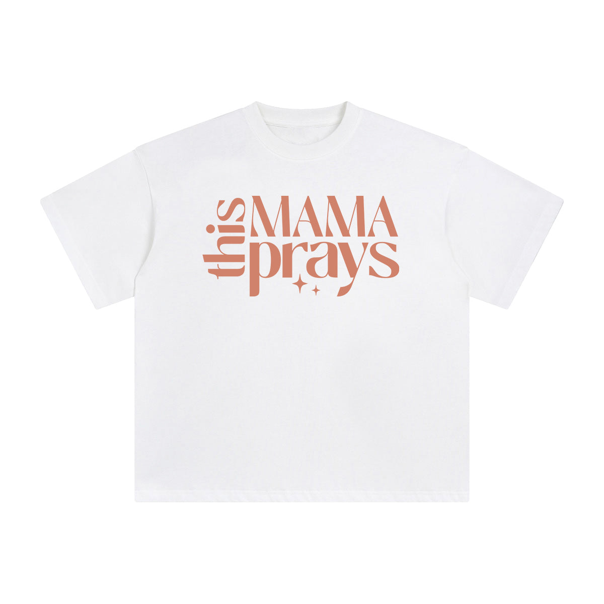 This Mama Prays Graphic Tee-INNBLAC Fashion Apparel