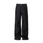 Vintage Raw Wash Loose Straight Leg Jeans