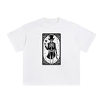 Mystery Skeleton Tarot Card Graphic Tee-INNBLAC Fashion Apparel