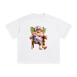 Grandma Sitting On Chair Graphic Tee-INNBLAC Fashion Apparel