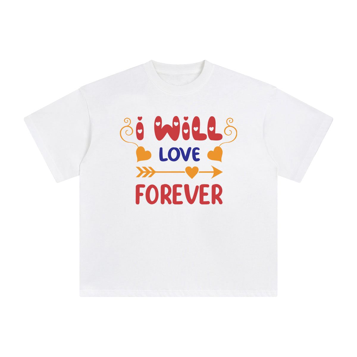 I Will Love Forever Graphic Tee-INNBLAC Fashion Apparel