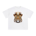 Leopard King Graphic Tee-INNBLAC Fashion Apparel