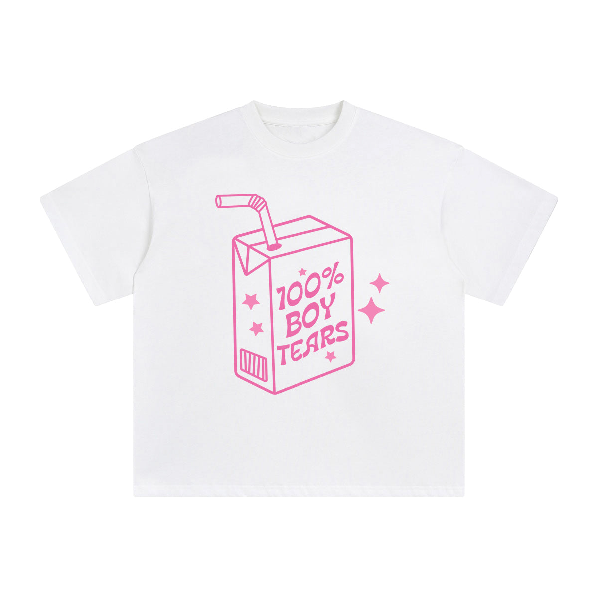 Boy Tears Juice Graphic Tee-INNBLAC Fashion Apparel