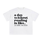 Reading Quote Graphic Tee-INNBLAC Fashion Apparel