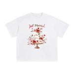 Just Married Graphic Tee-INNBLAC Fashion Apparel