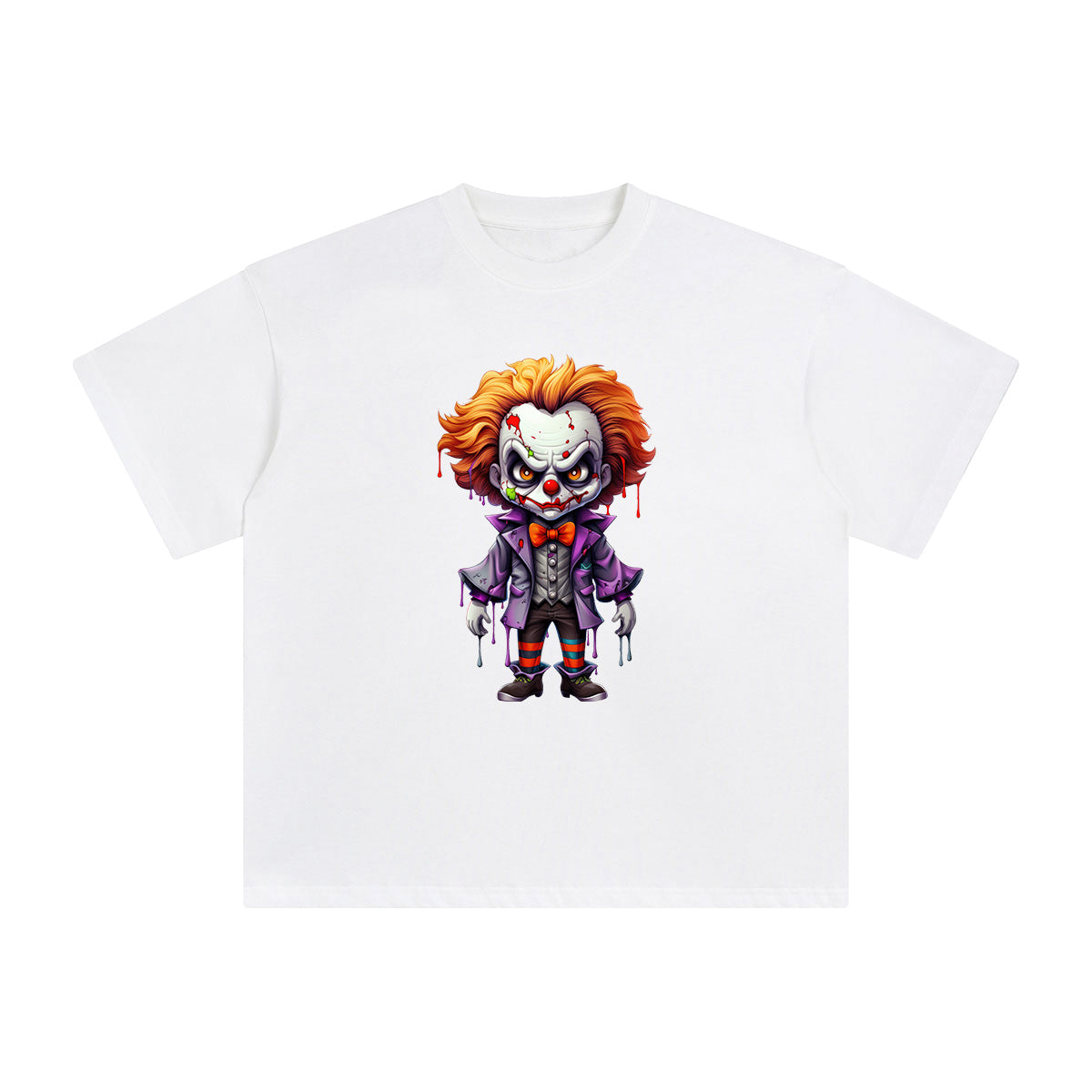 Halloween Clown Boy Graphic Tee-INNBLAC Fashion Apparel