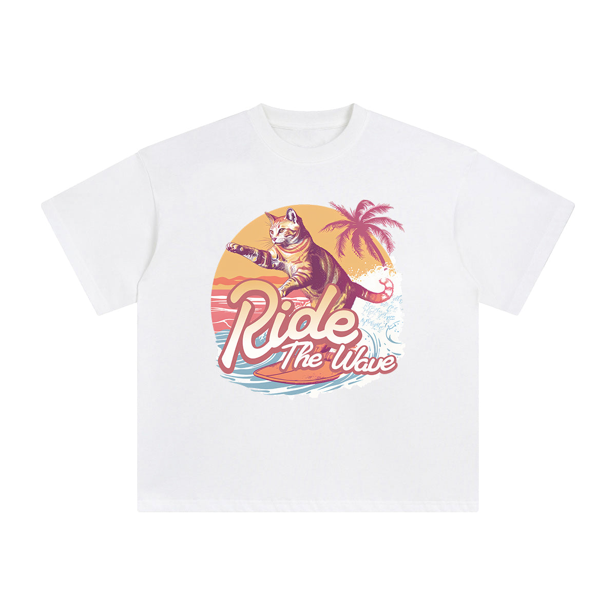 Ride The Wave Graphic Tee-INNBLAC Fashion Apparel