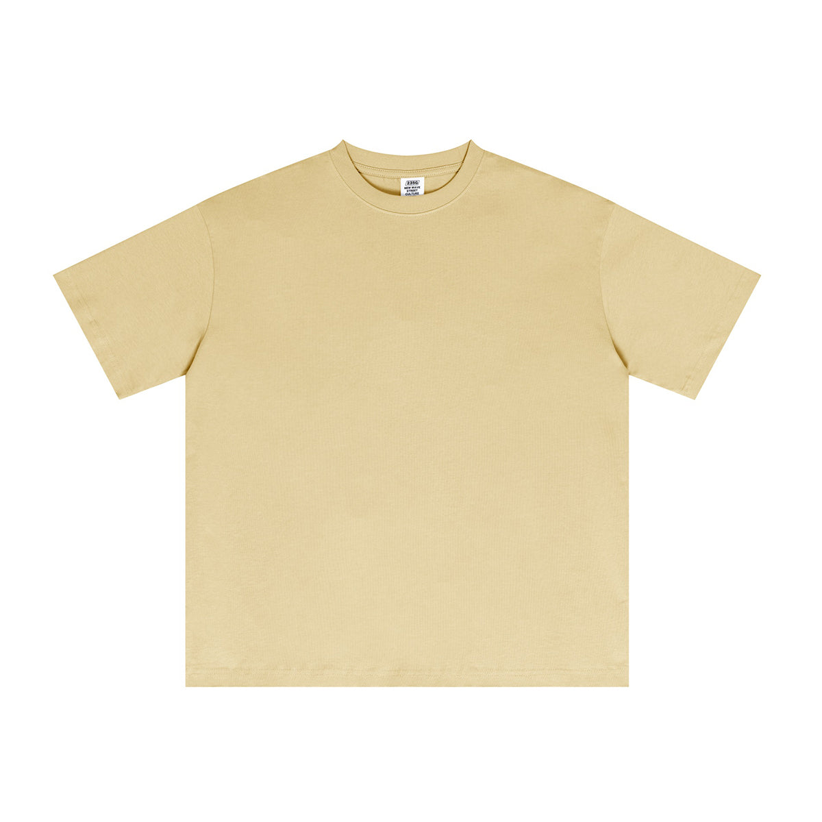 Crew Neck Solid Color T shirt 7oz-INNBLAC Fashion Apparel
