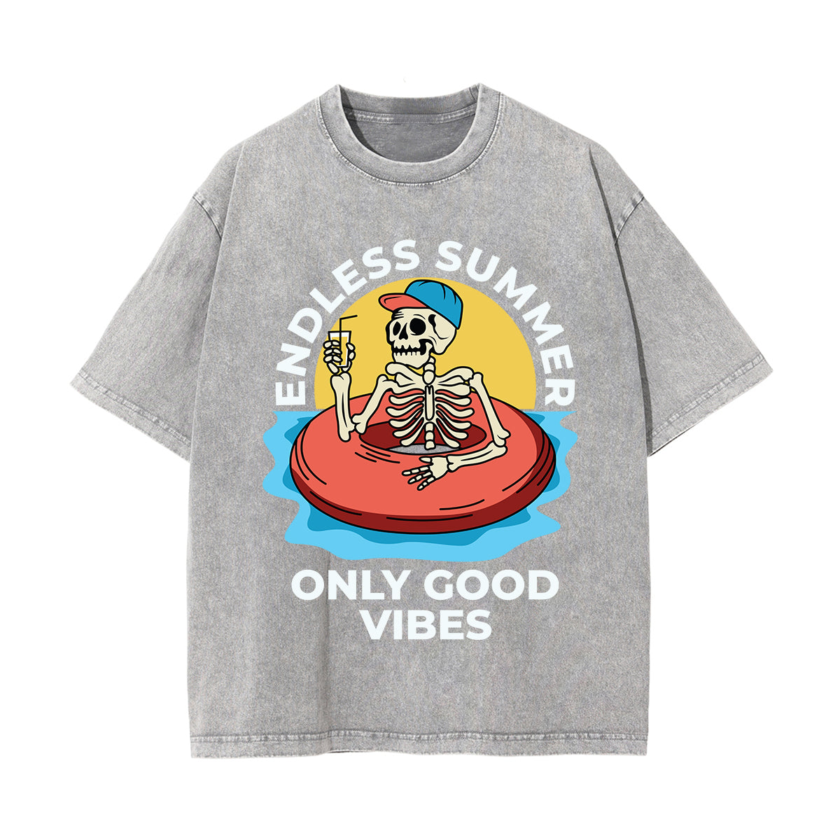Only Good Vibes Graphic Tee-INNBLAC Fashion Apparel