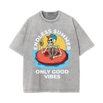Only Good Vibes Graphic Tee-INNBLAC Fashion Apparel