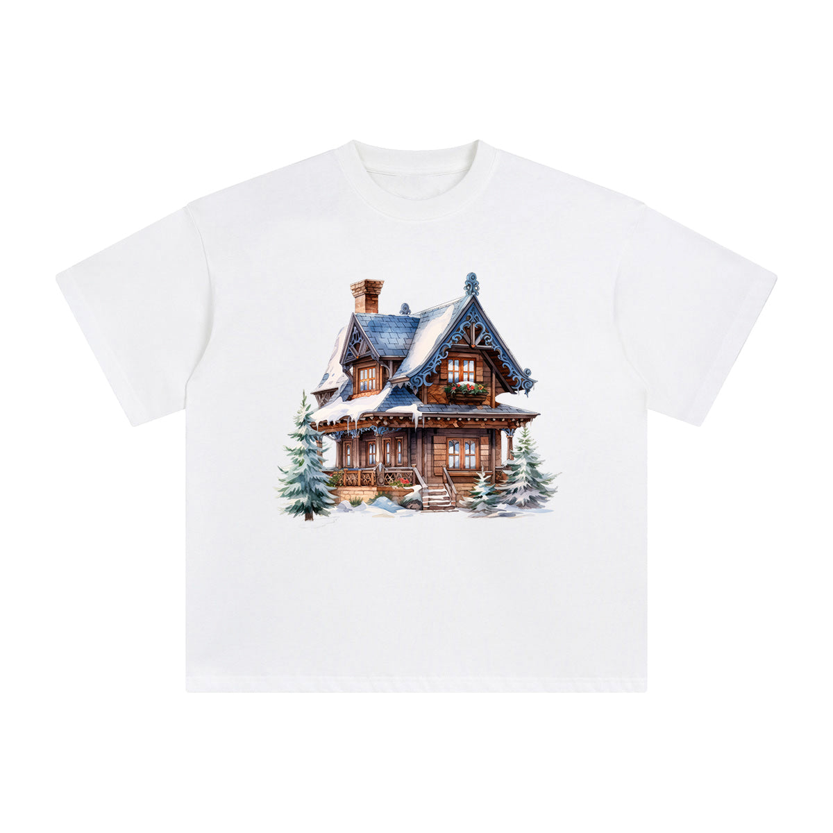 House Graphic Tee-INNBLAC Fashion Apparel