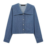 Sweet Girl Denim Long Sleeve Shirt