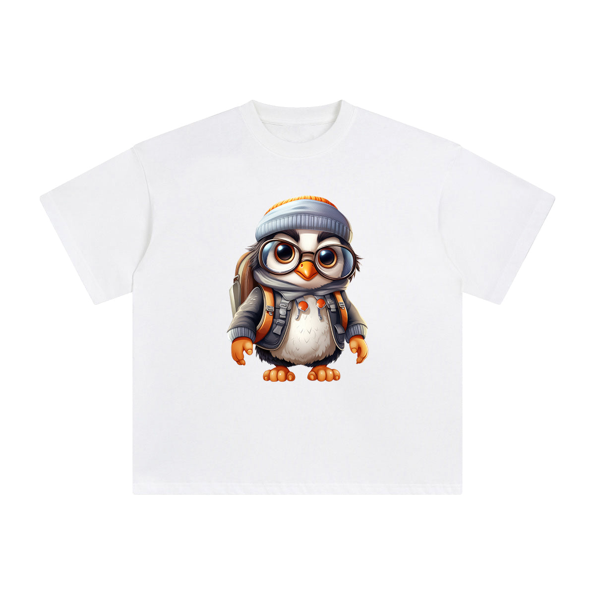 Penguin Graphic Tee-INNBLAC Fashion Apparel
