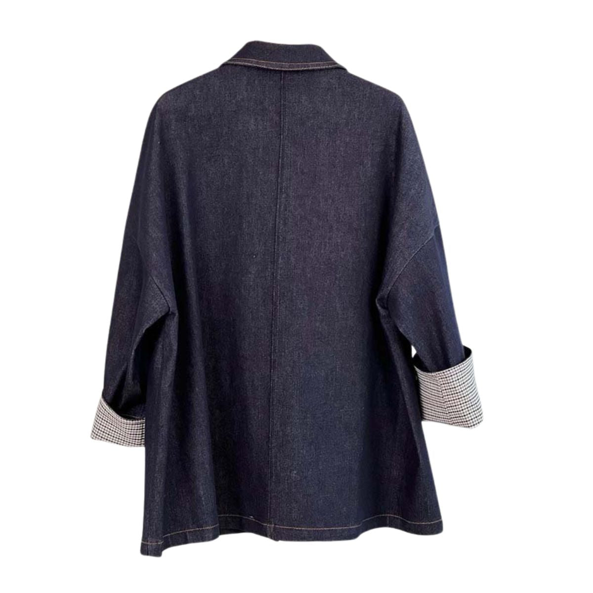 Loose Fit Indigo Denim Jacket