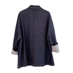 Loose Fit Indigo Denim Jacket