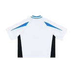 Colorblock V Neck Cotton Tee 250G