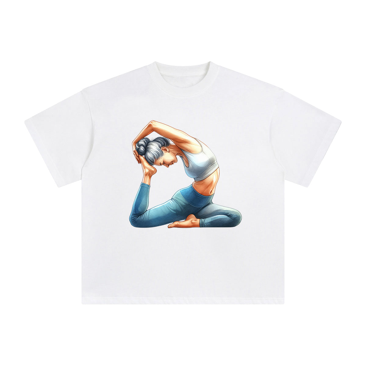 Yoga Mom Comic Graphic Tee-INNBLAC Fashion Apparel