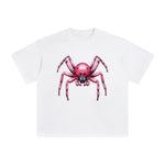 Pink Spider Graphic Tee-INNBLAC Fashion Apparel