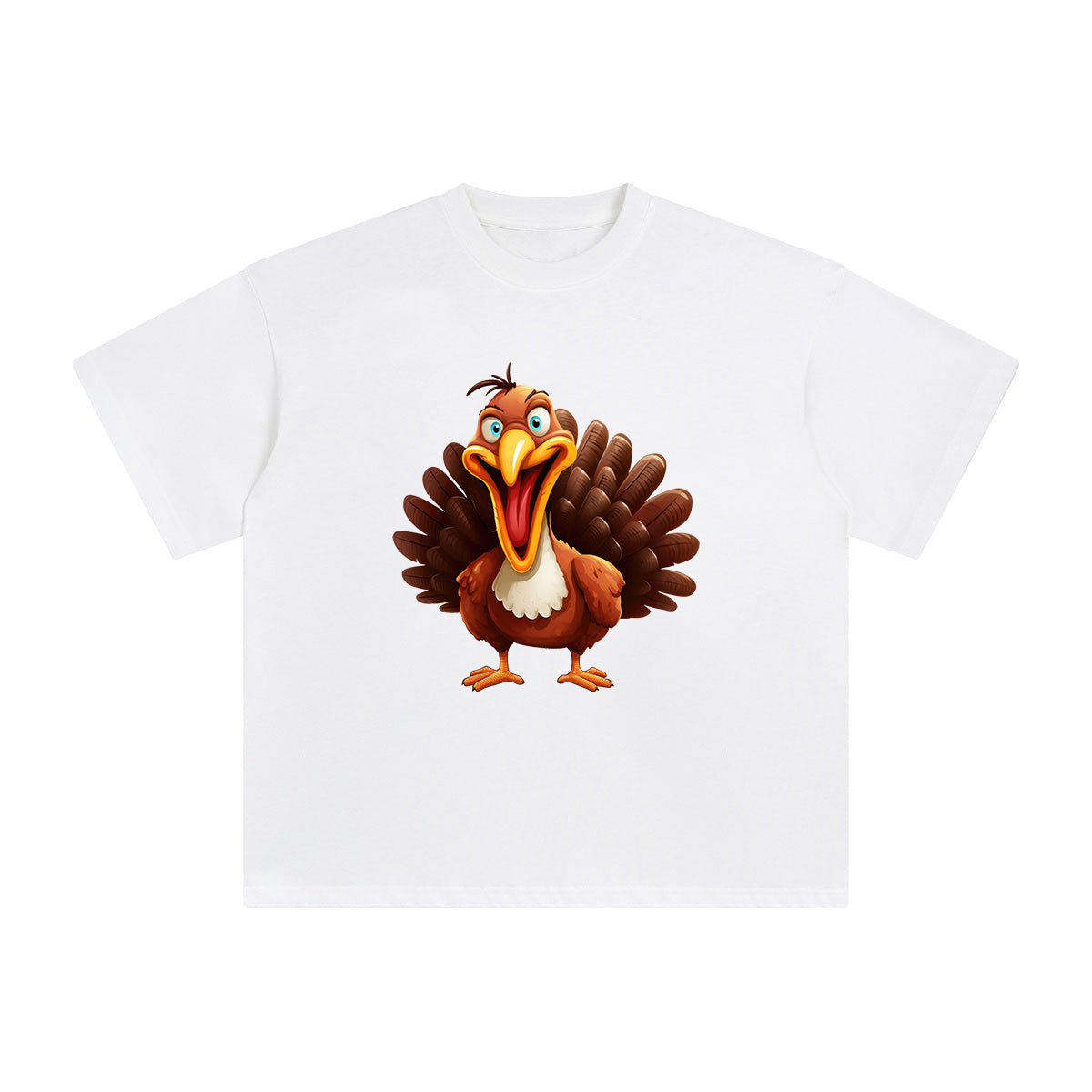 Funny Turkey Graphic Tee-INNBLAC Fashion Apparel