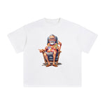 Grandpa Sitting On Beach Chair Graphic Tee-INNBLAC Fashion Apparel