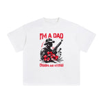 I'm A Dad, Grandpa And Veteran Graphic Tee-INNBLAC Fashion Apparel