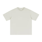 Solid Color Crew Neck Cotton T Shirt 7.6oz-INNBLAC Fashion Apparel